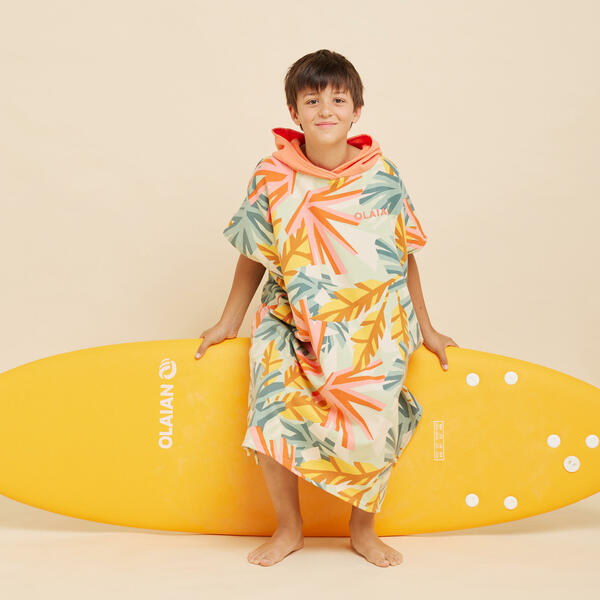 Bild 1 von 'Surf-Poncho 550 Kinder (135–160 cm) Jungle