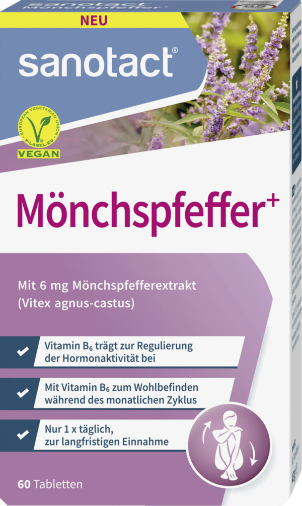 Bild 1 von sanotact® Mönchspfeffer+ Tabletten