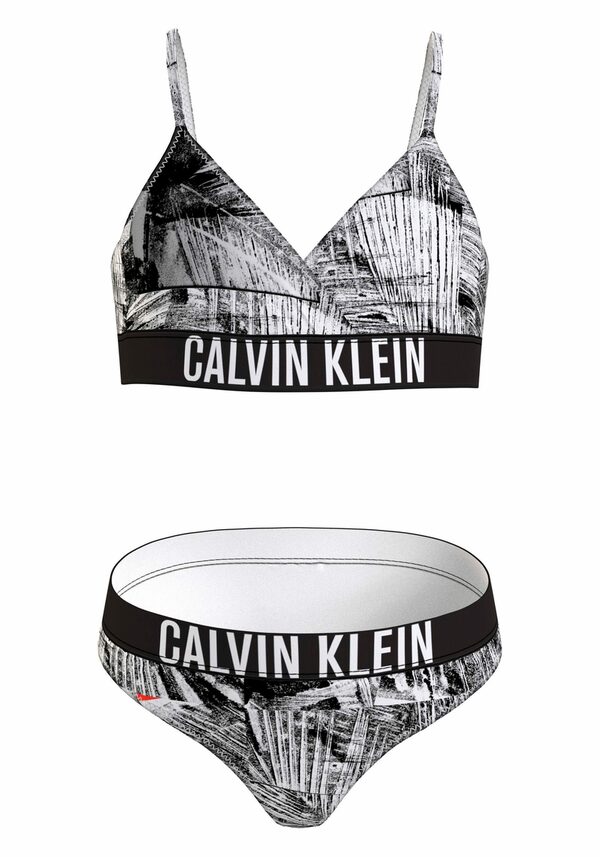 Bild 1 von Calvin Klein Swimwear Triangel-Bikini CROSSOVER TRIANGLE BIKINI SET-PR In gemusteter Optik