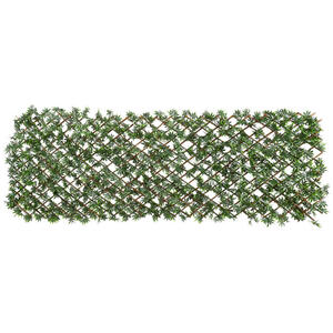 Garden Deluxe Dekozaun grün B/H/L: ca. 100x3x200 cm