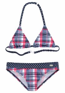 Venice Beach Triangel-Bikini im süßen Karodruck