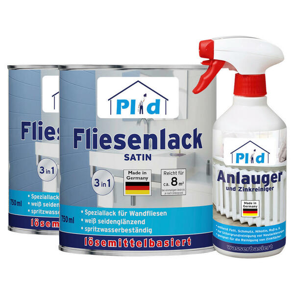 Bild 1 von plid Fliesenlack PS800232 weiß ca. 1,5 l