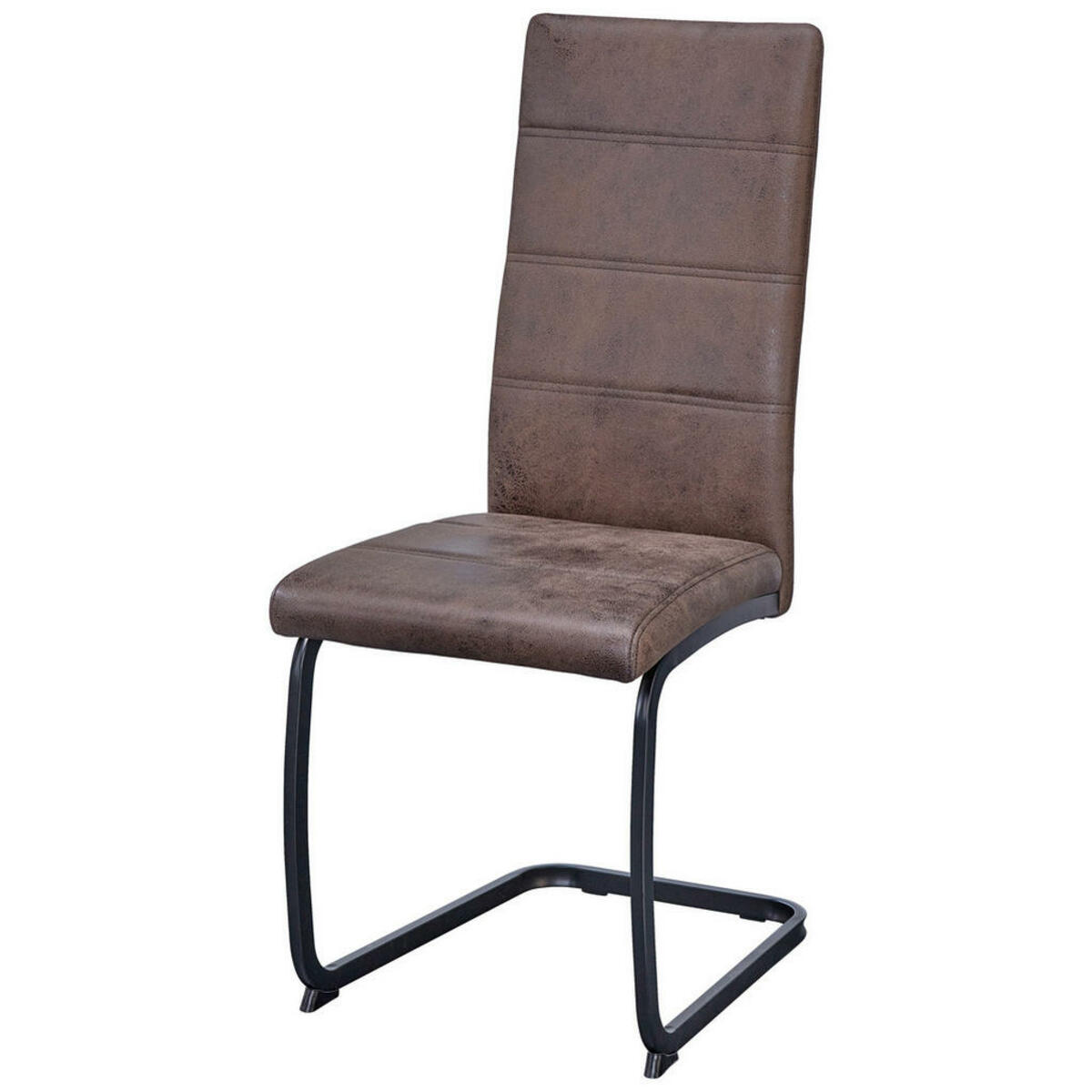 Bild 1 von Schwingstuhl Peggy braun Vintage Microfaser B/H/T: ca. 43x103x58 cm