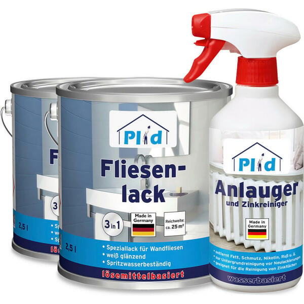 Bild 1 von plid Fliesenlack PS800226 weiß ca. 5 l