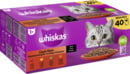 Bild 2 von Whiskas WHISKAS® Portionsbeutel Multipack Mega Pack 1+ Klassische Auswahl in Sauce 40 x 85g