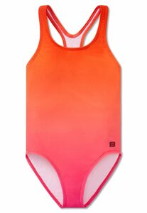 Schiesser Badeanzug Aqua (1-teilig, 1-St., Set) Mädchen Badeanzug, Einteiler, Racerback, Wirkware