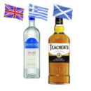 Bild 1 von Teachers Highland Cream Whisky, Tsantali Ouzo, Finsbury Dry Gin oder Penny Packer Bourbon Whiskey