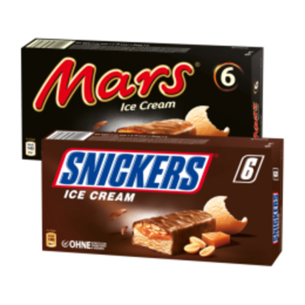 Bild 1 von Mars, Snickers, Twix oder Bounty Ice Cream