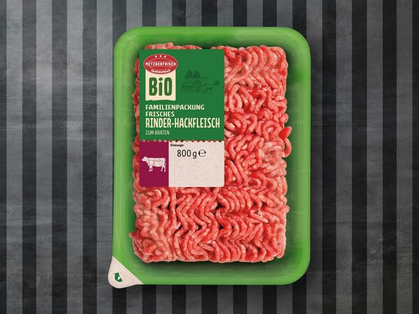 Bild 1 von Metzgerfrisch Bio Frisches Rinder-Hackfleisch XXL