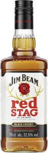 Jim Beam Red Stag Schwarzkirschen-Likör mit Kentucky Straight Bourbon Whiskey 32,5% 0,7L