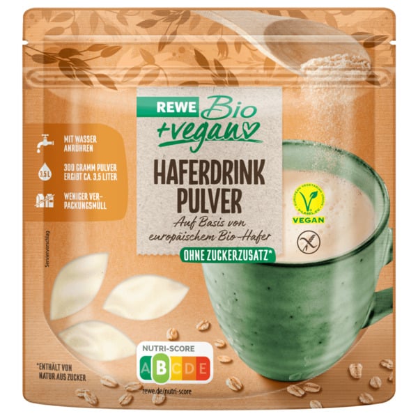 Bild 1 von REWE Bio + vegan Haferdrink Pulver