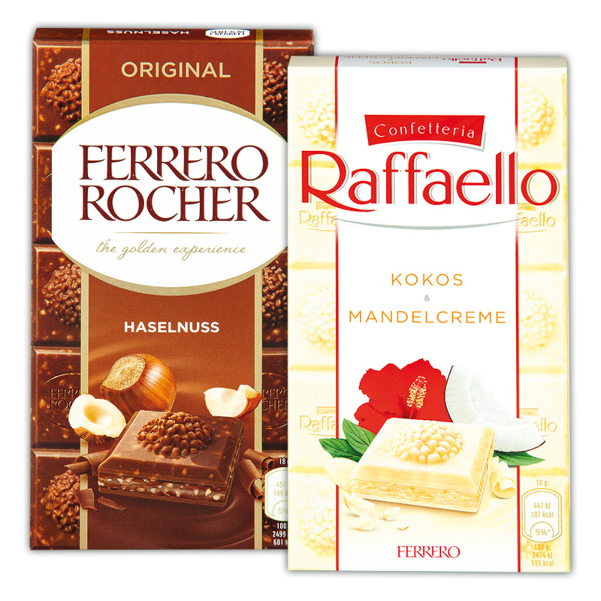 Ferrero Rocher / Raffaello Tafelschokolade von Norma ansehen!