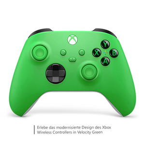 MICROSOFT XBOX Wireless Controller Velocity Green für Xbox One, Android, iOS, Series S, X