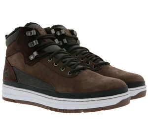 PARK AUTHORITY by K1X | Kickz GK 3000 Herren Sneaker-Boots warm gefütterte High-Top Echtleder-Schuhe 6174-0501/7003 Braun