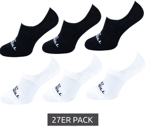 27 Paar O’Neill Invisible Sneaker-Socken Füßlinge für Damen, Herren & Kinder 710003
