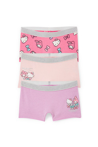 C&A Multipack 3er-Hello Kitty-Boxershorts, Pink, Größe: 98-104
