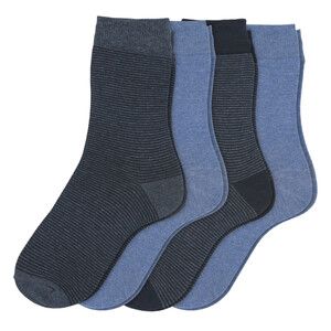 4 Paar Herren Socken im Muster-Mix