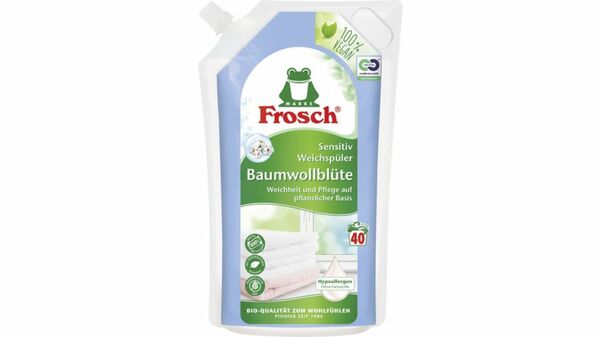 Bild 1 von Frosch Baumwollblüten Sensitiv Weichspüler