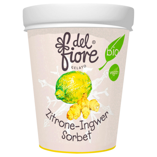 Bild 1 von Del Fiore Gelato Bio Zitrone-Ingwer-Sorbet 500ml