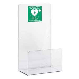 MedX5 Universal Plexiglas Defibrillator AED-Wandhalterung für Innen