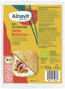 Alnavit Bio Helle Brötchen 125G