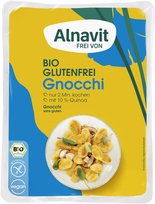 Bild 1 von Alnavit Bio Gnocchi mit Quinoa 250G