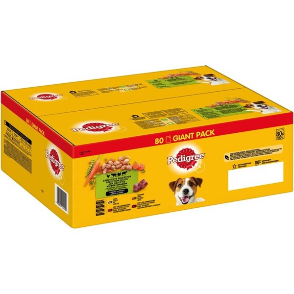 Bild 1 von Pedigree Multipack Gemischte Selektion Sauce 80x100g