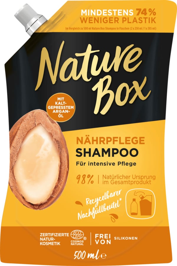 Bild 1 von Nature Box Shampoo Nährpflege mit Argan-Öl Nachfüllpack