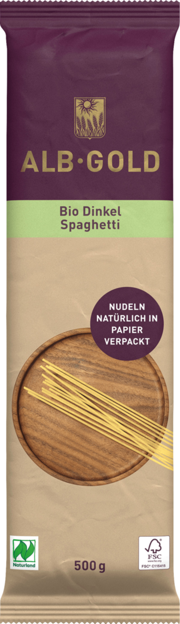 Bild 1 von Albgold Nudeln, Spaghetti aus Dinkel