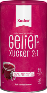 Xucker Gelierzucker, 2:1 mit Xylit für 2kg Früchte