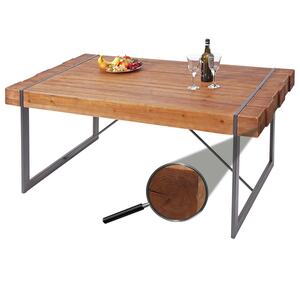Esszimmertisch MCW-A15, Esstisch Tisch, Tanne Holz rustikal massiv MVG-zertifiziert ~ braun 80x160x90cm