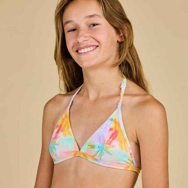 Bild 1 von Bikini-Oberteil Triangel Tea 100 Surfen Mädchen