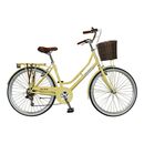 Bild 1 von Galano Belgravia Damenfahrrad mit 6 Gängen 145 - 180 cm Stadtrad 26 Zoll retro Cityrad mit Licht StVZO Fahrrad mit tiefem Einstieg