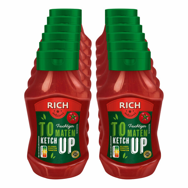 Bild 1 von Rich Tomatenketchup 500 ml, 12er Pack
