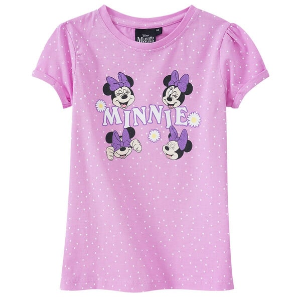 Bild 1 von Minnie Maus T-Shirt mit Glitzer-Print