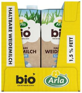 Arla Bio haltbare Weidemilch 1,5% Fett