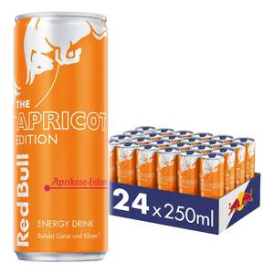 Red Bull Energy Drink Aprikose-Erdbeere 250 ml Dose, 24er Pack