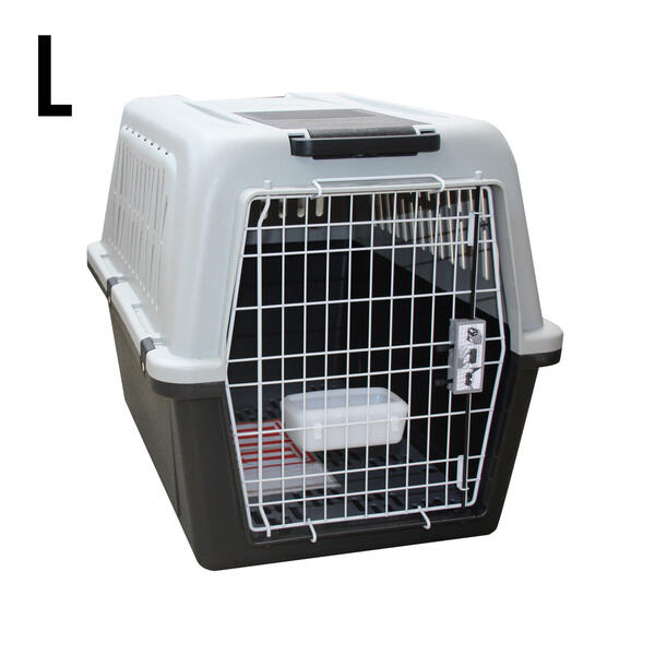 Bild 1 von Hundetransportbox für einen Hund Größe L 81 × 55,5 × 58 cm – IATA-Norm