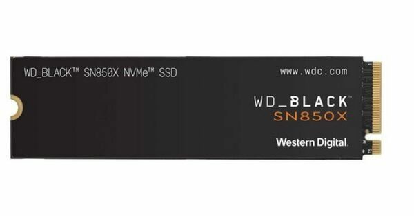 Bild 1 von WD_Black SN850X NVMe interne Gaming-SSD (1 TB) 7300 MB/S Lesegeschwindigkeit, 6600 MB/S Schreibgeschwindigkeit, PCI Express 4.0