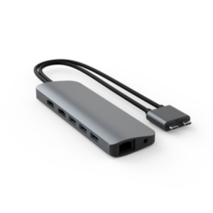 Viper 10-in-2 USB-C Hub grau