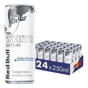 Red Bull Energy Drink Kokos-Blaubeere 250 ml Dose, 24er Pack