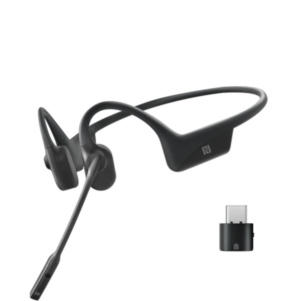 Bild 1 von OpenComm UC USB-C schwarz Kopfhörer mit Bone-Conduction-Technologie