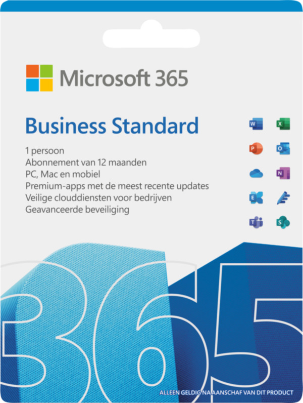 Bild 1 von Microsoft Office 365 Business Standard EN 1-Jahres-Abonnement