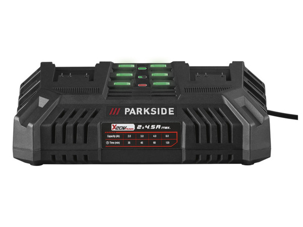 Bild 1 von PARKSIDE® 20 V Akku-Doppelladegerät »PDSLG 20 B1«, 4,5 A, 220 W