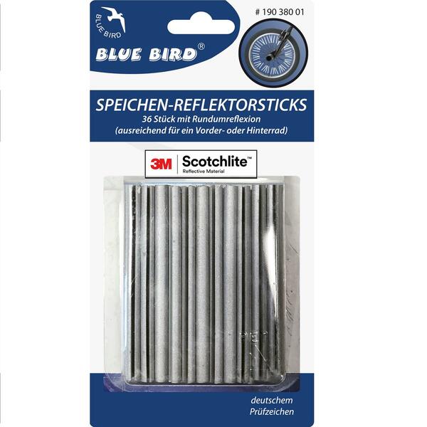 Bild 1 von Speichenreflektoren Speichenstäbe 3M Scotchlite 36 Stück silber