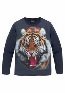 KIDSWORLD Langarmshirt WILD TIGER Fotodruck