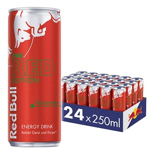 Red Bull Energy Drink Wassermelone 250 ml Dose, 24er Pack