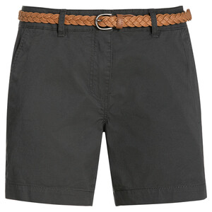 Damen Chino-Shorts mit Flechtgürtel