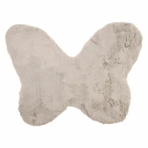 MONT CHALET Teppich Schmetterling Kaninchenfell-Imitat waschbar, ca. 60x80cm