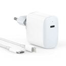 Bild 1 von iPhone Schnellladekabel mit Netzteil, 20W iPhone Ladegerät mit iPhone Ladekabel Original 1.2M, USB C Ladestecker mit USB C Lightning Kabel Kompatibel mit iPhone 14/12/13/11/Pro/Max/SE/XR/XS/X/8 iPad